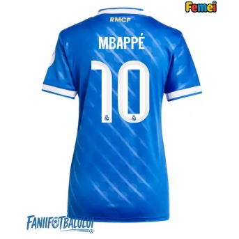 Real Madrid Kylian Mbappe #10 Tricou Fotbal Replică 2025-26 Femei Treilea